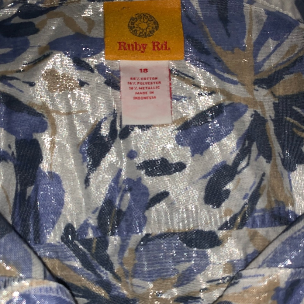 Ruby Rd. Shirt, Size 18 - Picture 14 of 14